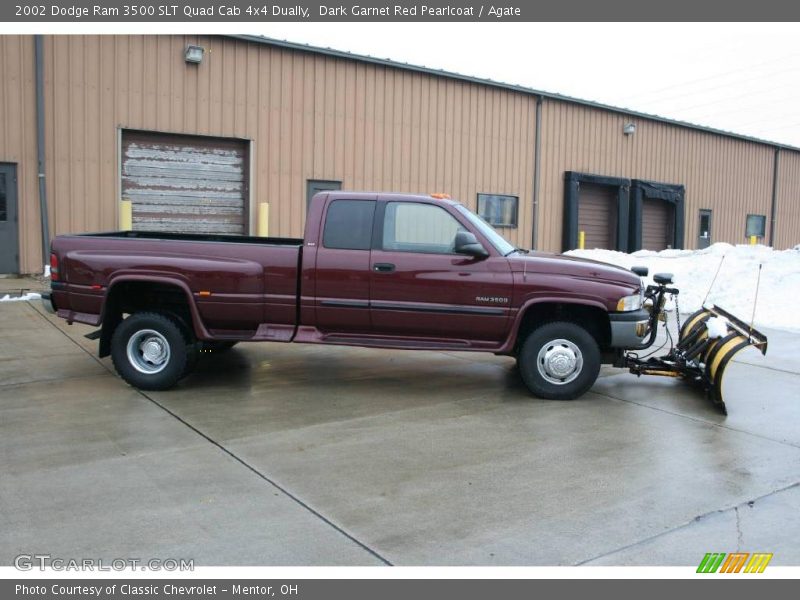 Dark Garnet Red Pearlcoat / Agate 2002 Dodge Ram 3500 SLT Quad Cab 4x4 Dually
