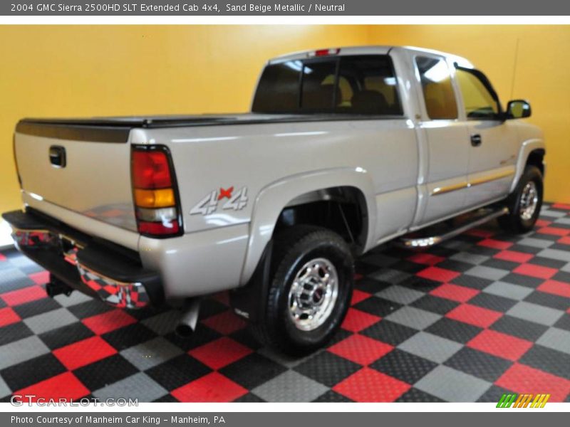 Sand Beige Metallic / Neutral 2004 GMC Sierra 2500HD SLT Extended Cab 4x4