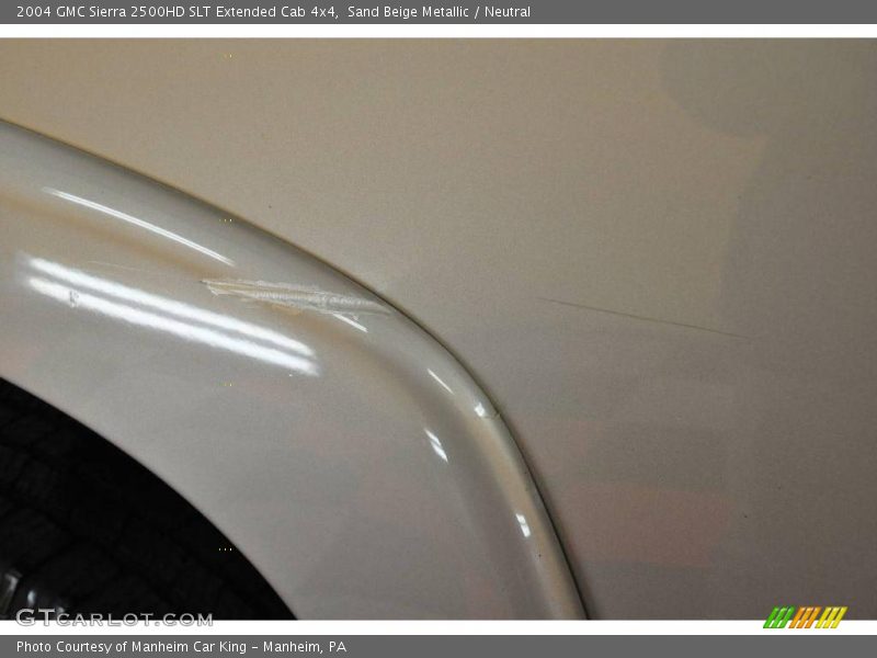 Sand Beige Metallic / Neutral 2004 GMC Sierra 2500HD SLT Extended Cab 4x4