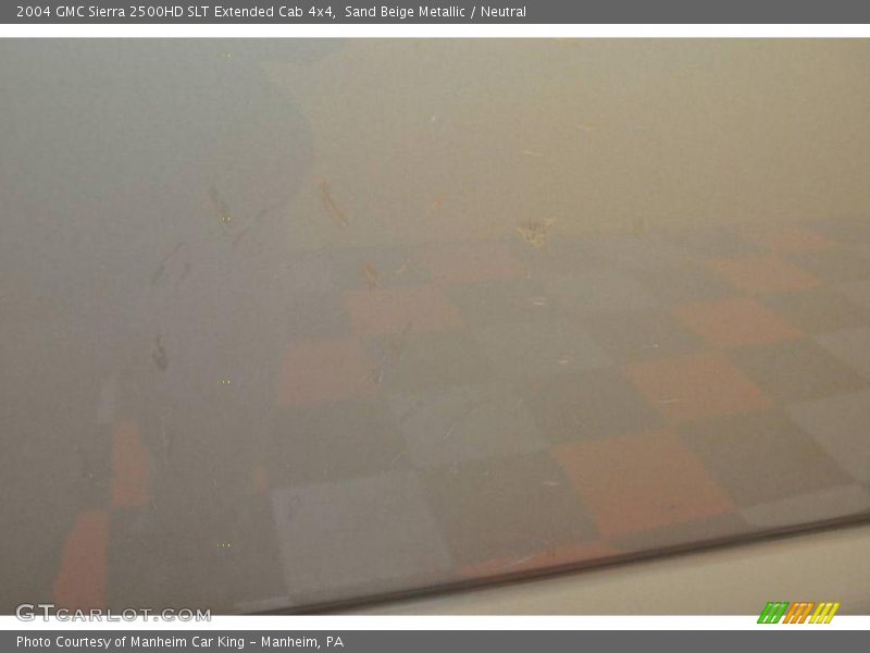 Sand Beige Metallic / Neutral 2004 GMC Sierra 2500HD SLT Extended Cab 4x4