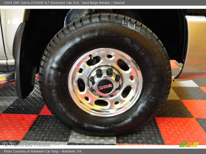 Sand Beige Metallic / Neutral 2004 GMC Sierra 2500HD SLT Extended Cab 4x4