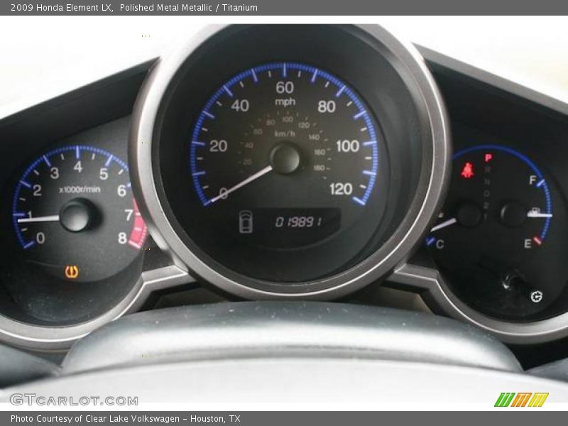 Polished Metal Metallic / Titanium 2009 Honda Element LX