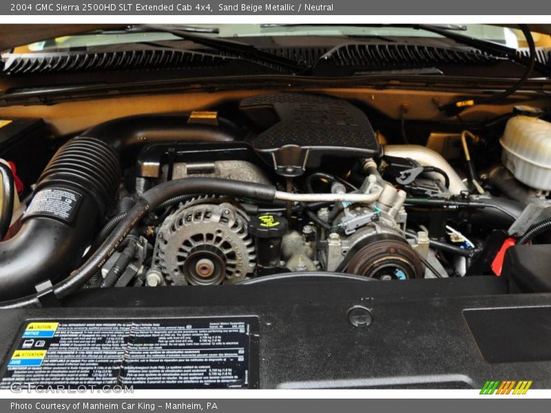 Sand Beige Metallic / Neutral 2004 GMC Sierra 2500HD SLT Extended Cab 4x4