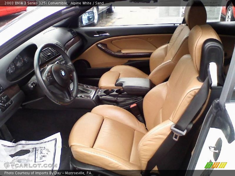 Alpine White / Sand 2003 BMW 3 Series 325i Convertible