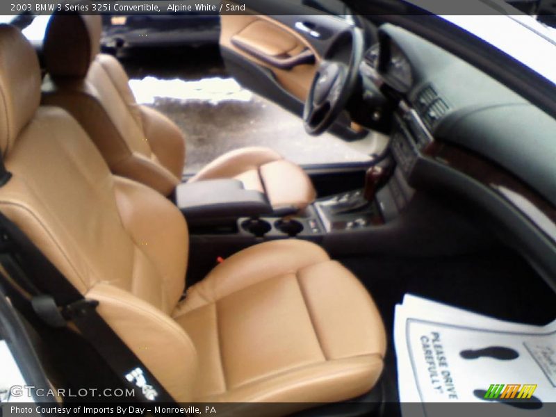 Alpine White / Sand 2003 BMW 3 Series 325i Convertible