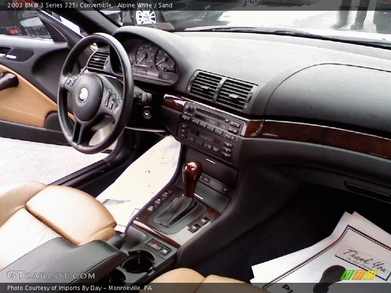 Alpine White / Sand 2003 BMW 3 Series 325i Convertible