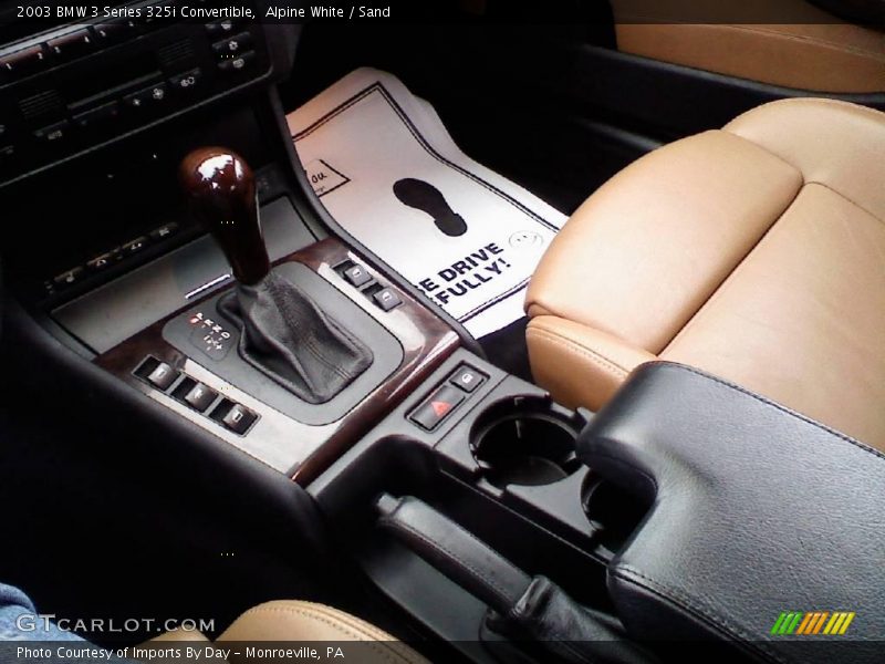 Alpine White / Sand 2003 BMW 3 Series 325i Convertible