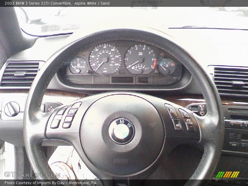 Alpine White / Sand 2003 BMW 3 Series 325i Convertible