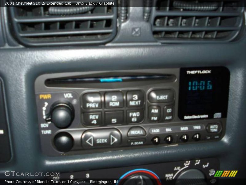 Onyx Black / Graphite 2001 Chevrolet S10 LS Extended Cab