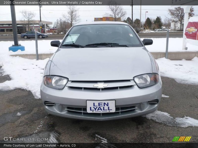 Ultra Silver Metallic / Graphite Gray 2005 Chevrolet Cavalier Coupe