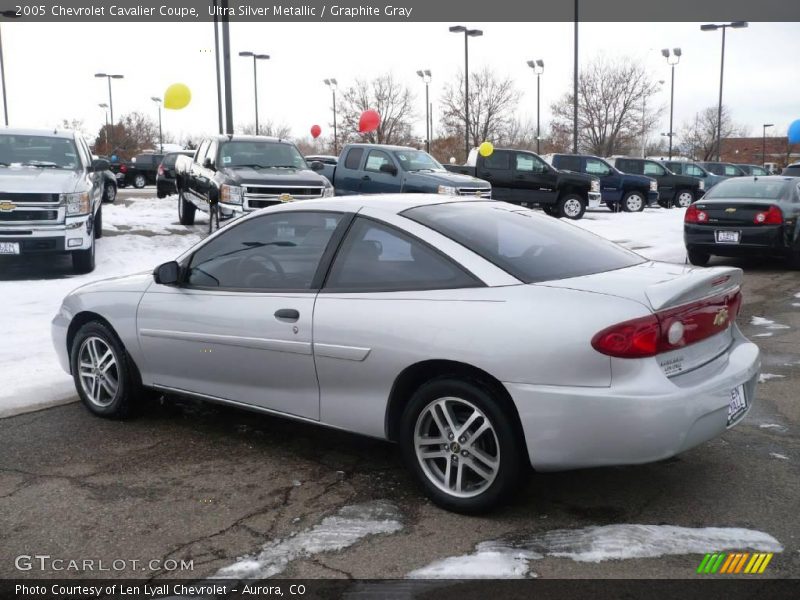 Ultra Silver Metallic / Graphite Gray 2005 Chevrolet Cavalier Coupe