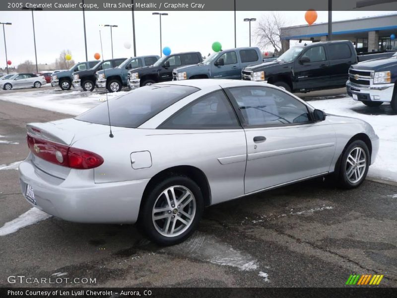 Ultra Silver Metallic / Graphite Gray 2005 Chevrolet Cavalier Coupe