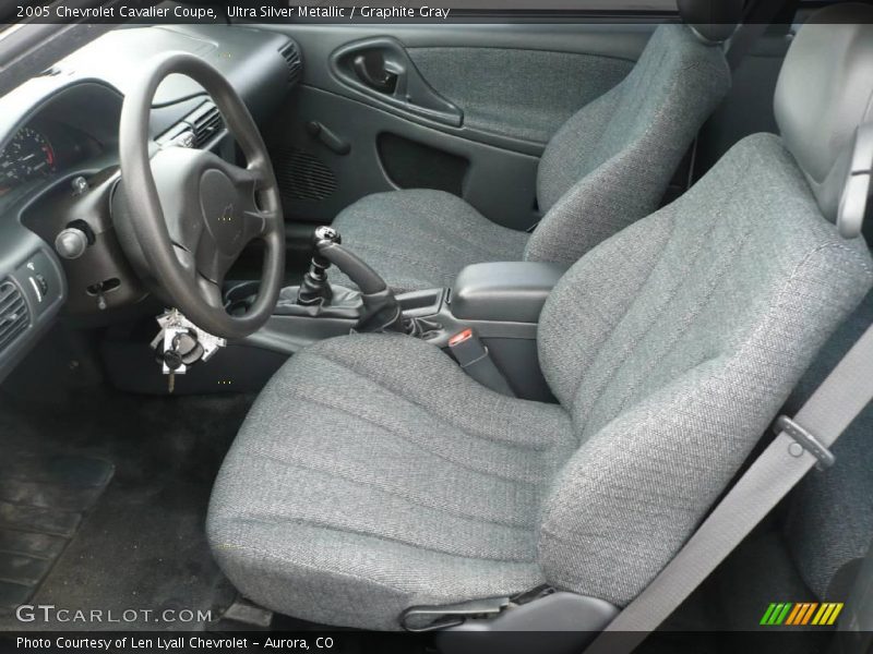 Ultra Silver Metallic / Graphite Gray 2005 Chevrolet Cavalier Coupe
