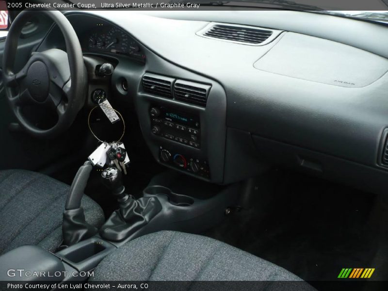 Ultra Silver Metallic / Graphite Gray 2005 Chevrolet Cavalier Coupe