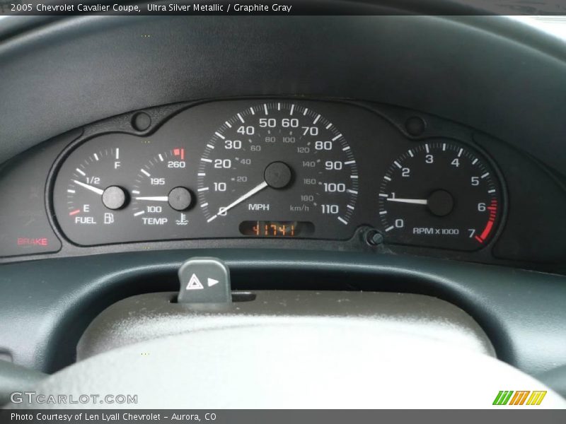 Ultra Silver Metallic / Graphite Gray 2005 Chevrolet Cavalier Coupe