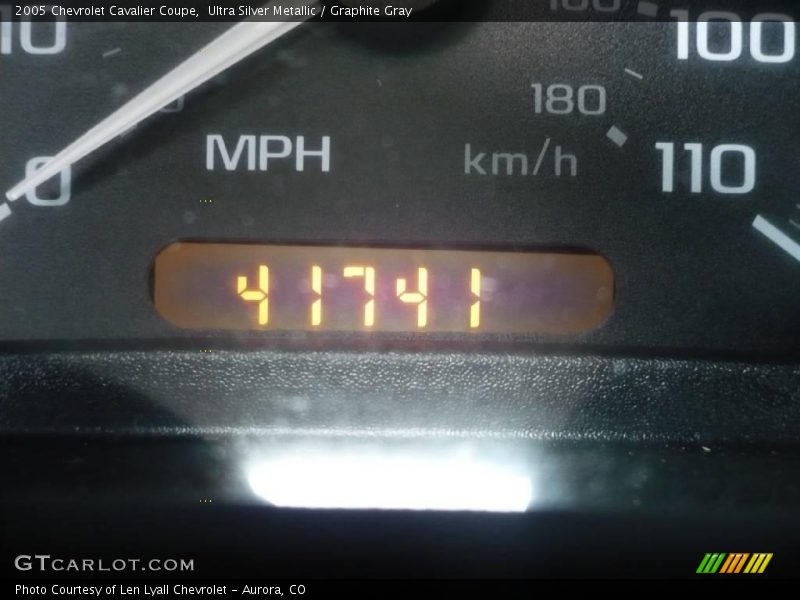 Ultra Silver Metallic / Graphite Gray 2005 Chevrolet Cavalier Coupe