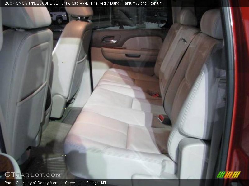 Fire Red / Dark Titanium/Light Titanium 2007 GMC Sierra 2500HD SLT Crew Cab 4x4