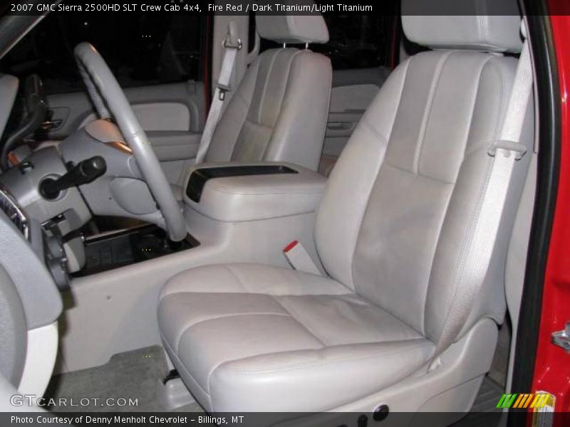 Fire Red / Dark Titanium/Light Titanium 2007 GMC Sierra 2500HD SLT Crew Cab 4x4