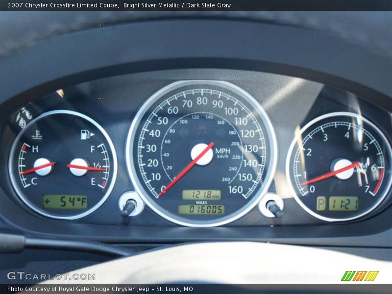 Bright Silver Metallic / Dark Slate Gray 2007 Chrysler Crossfire Limited Coupe