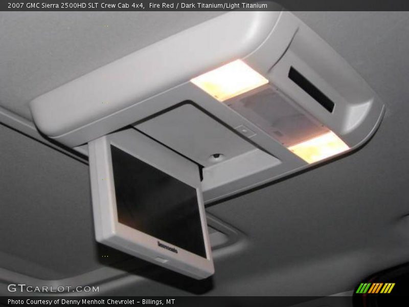 Fire Red / Dark Titanium/Light Titanium 2007 GMC Sierra 2500HD SLT Crew Cab 4x4