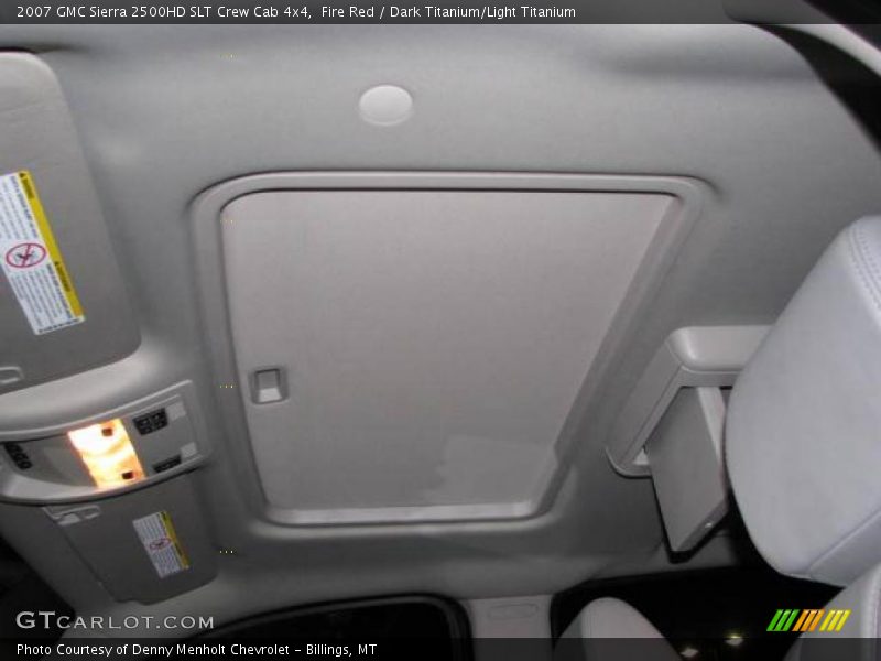 Fire Red / Dark Titanium/Light Titanium 2007 GMC Sierra 2500HD SLT Crew Cab 4x4