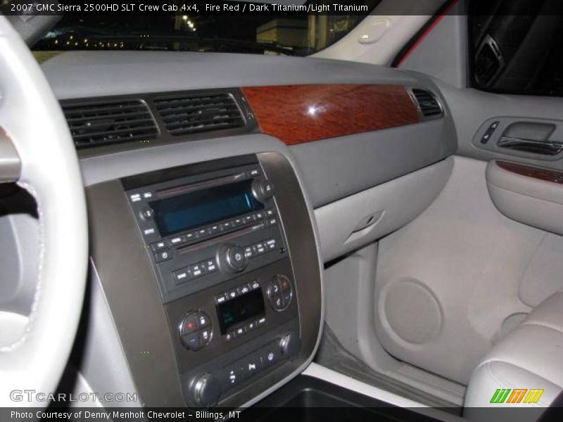 Fire Red / Dark Titanium/Light Titanium 2007 GMC Sierra 2500HD SLT Crew Cab 4x4