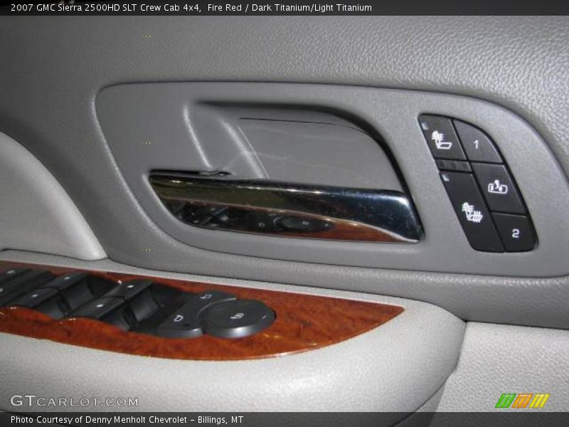 Fire Red / Dark Titanium/Light Titanium 2007 GMC Sierra 2500HD SLT Crew Cab 4x4