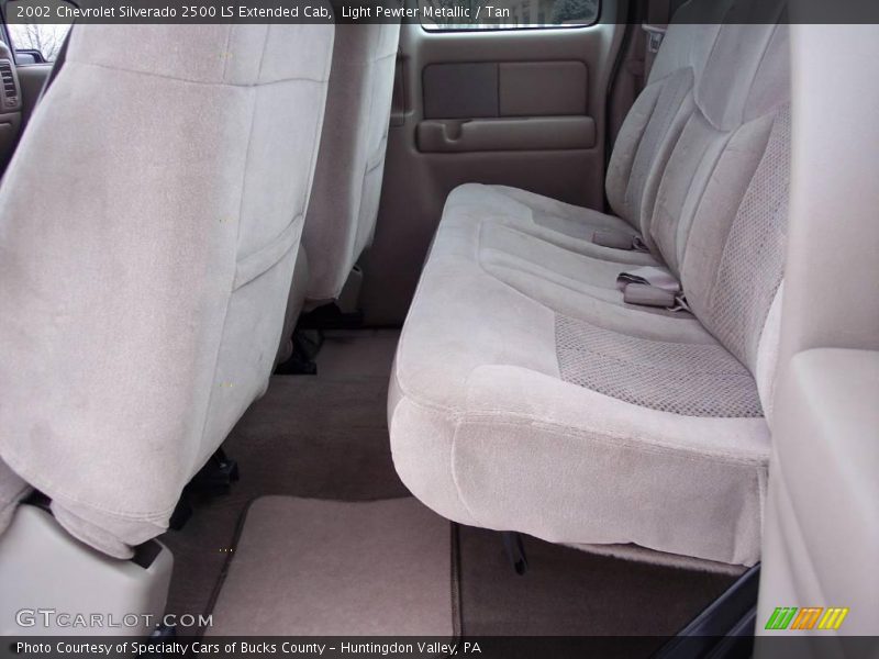 Light Pewter Metallic / Tan 2002 Chevrolet Silverado 2500 LS Extended Cab