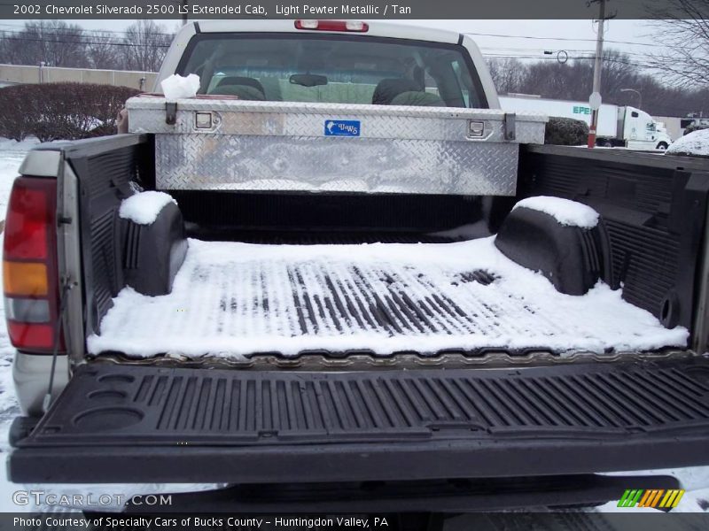 Light Pewter Metallic / Tan 2002 Chevrolet Silverado 2500 LS Extended Cab