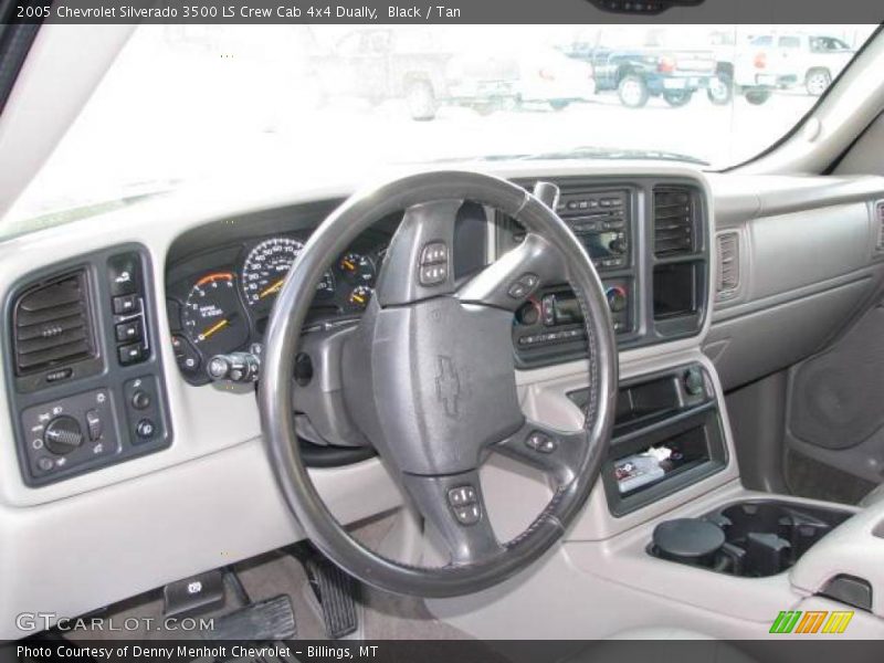 Black / Tan 2005 Chevrolet Silverado 3500 LS Crew Cab 4x4 Dually