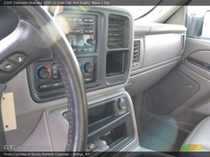 Black / Tan 2005 Chevrolet Silverado 3500 LS Crew Cab 4x4 Dually