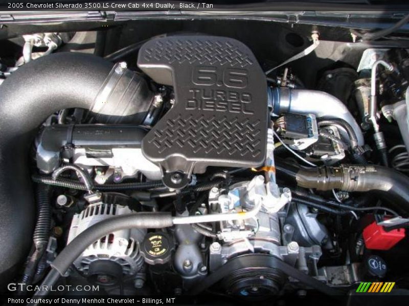 Black / Tan 2005 Chevrolet Silverado 3500 LS Crew Cab 4x4 Dually