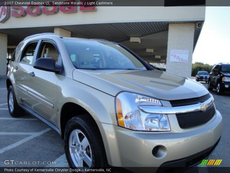 Sandstone Metallic / Light Cashmere 2007 Chevrolet Equinox LS