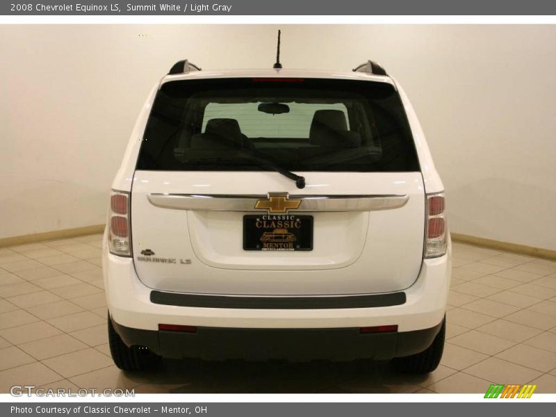 Summit White / Light Gray 2008 Chevrolet Equinox LS