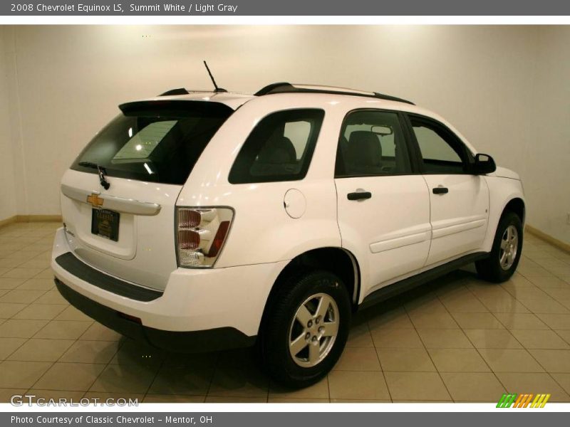 Summit White / Light Gray 2008 Chevrolet Equinox LS