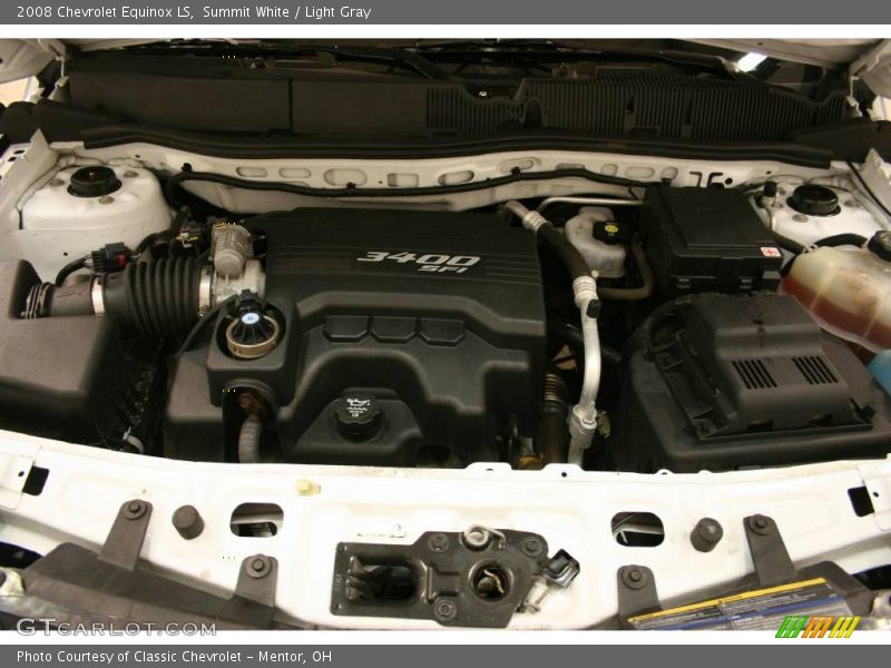 Summit White / Light Gray 2008 Chevrolet Equinox LS