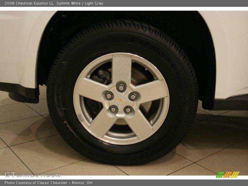 Summit White / Light Gray 2008 Chevrolet Equinox LS