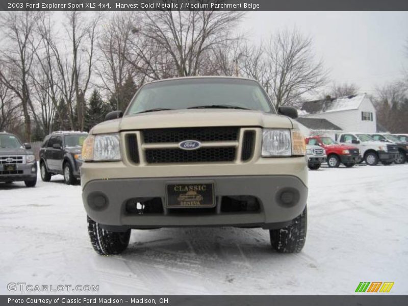 Harvest Gold Metallic / Medium Parchment Beige 2003 Ford Explorer Sport XLS 4x4