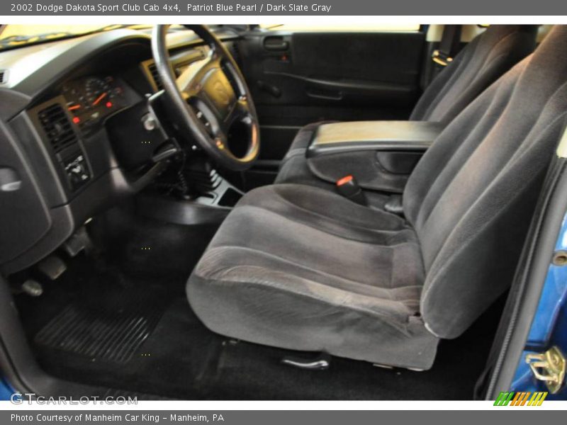 Patriot Blue Pearl / Dark Slate Gray 2002 Dodge Dakota Sport Club Cab 4x4