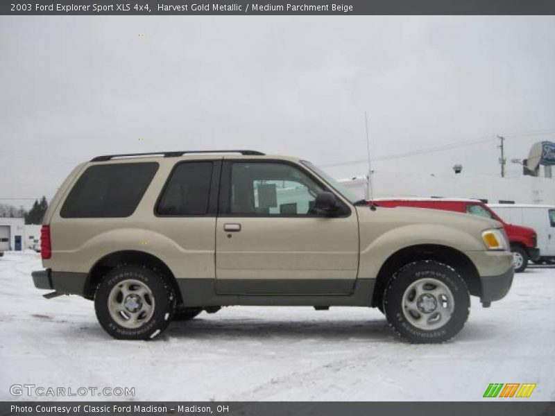 Harvest Gold Metallic / Medium Parchment Beige 2003 Ford Explorer Sport XLS 4x4