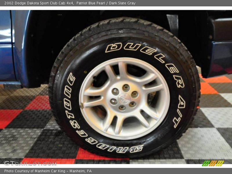 Patriot Blue Pearl / Dark Slate Gray 2002 Dodge Dakota Sport Club Cab 4x4