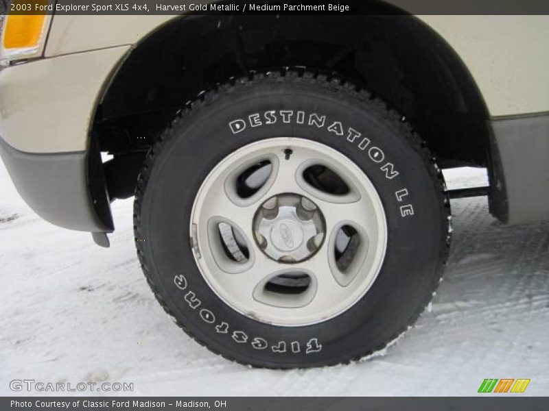 Harvest Gold Metallic / Medium Parchment Beige 2003 Ford Explorer Sport XLS 4x4
