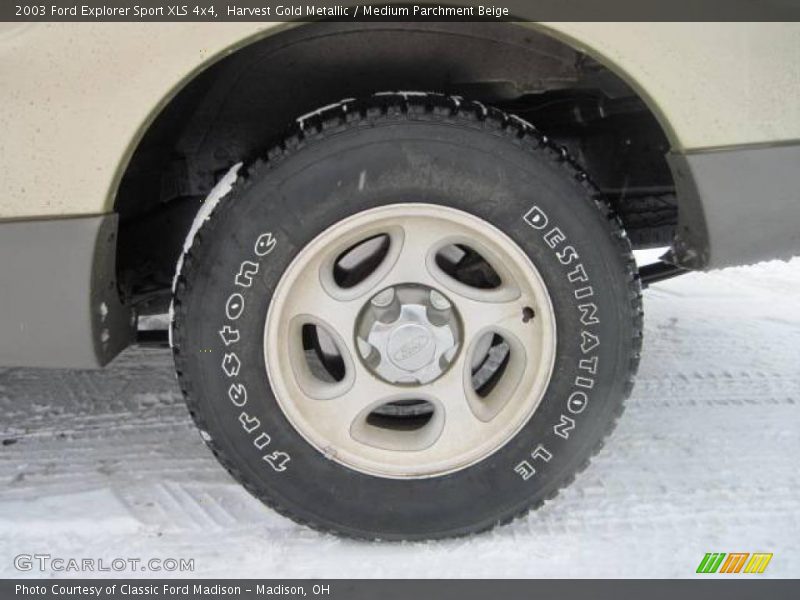 Harvest Gold Metallic / Medium Parchment Beige 2003 Ford Explorer Sport XLS 4x4