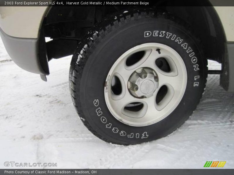 Harvest Gold Metallic / Medium Parchment Beige 2003 Ford Explorer Sport XLS 4x4