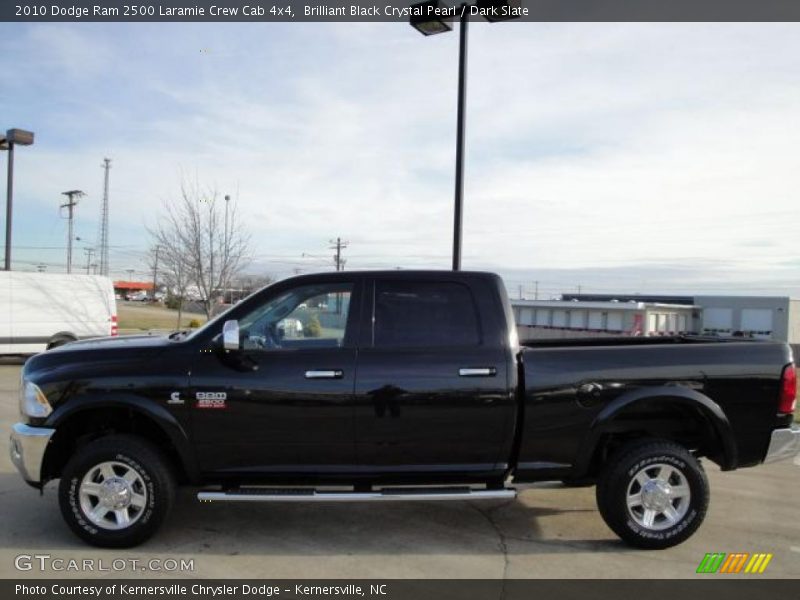 Brilliant Black Crystal Pearl / Dark Slate 2010 Dodge Ram 2500 Laramie Crew Cab 4x4