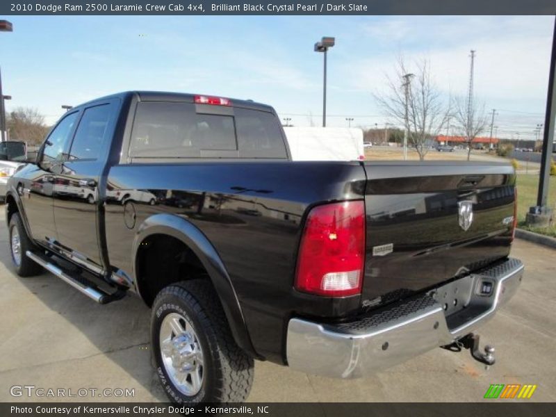Brilliant Black Crystal Pearl / Dark Slate 2010 Dodge Ram 2500 Laramie Crew Cab 4x4