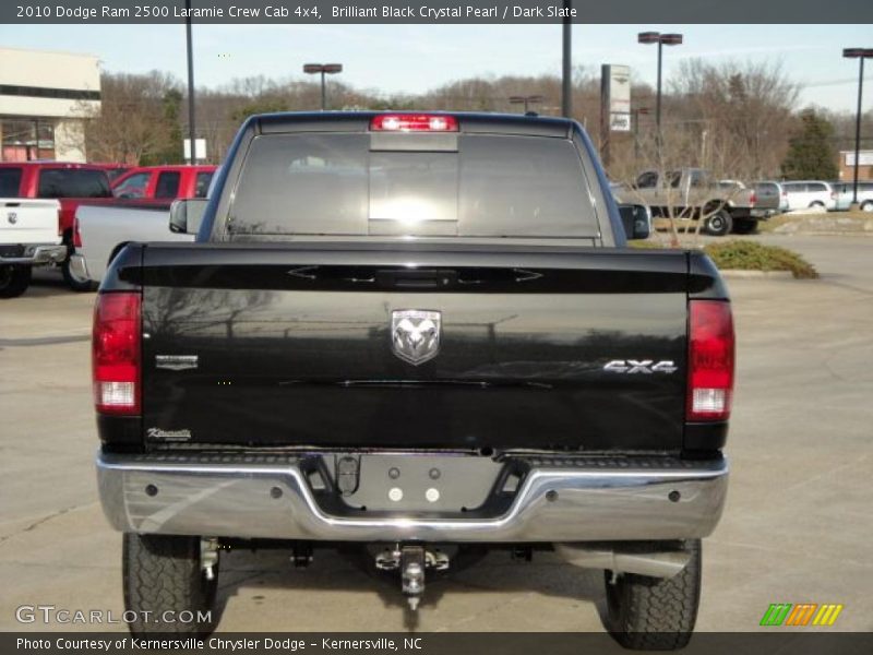 Brilliant Black Crystal Pearl / Dark Slate 2010 Dodge Ram 2500 Laramie Crew Cab 4x4