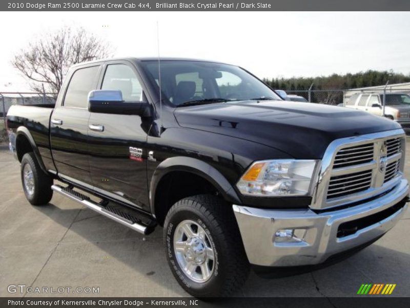 Brilliant Black Crystal Pearl / Dark Slate 2010 Dodge Ram 2500 Laramie Crew Cab 4x4
