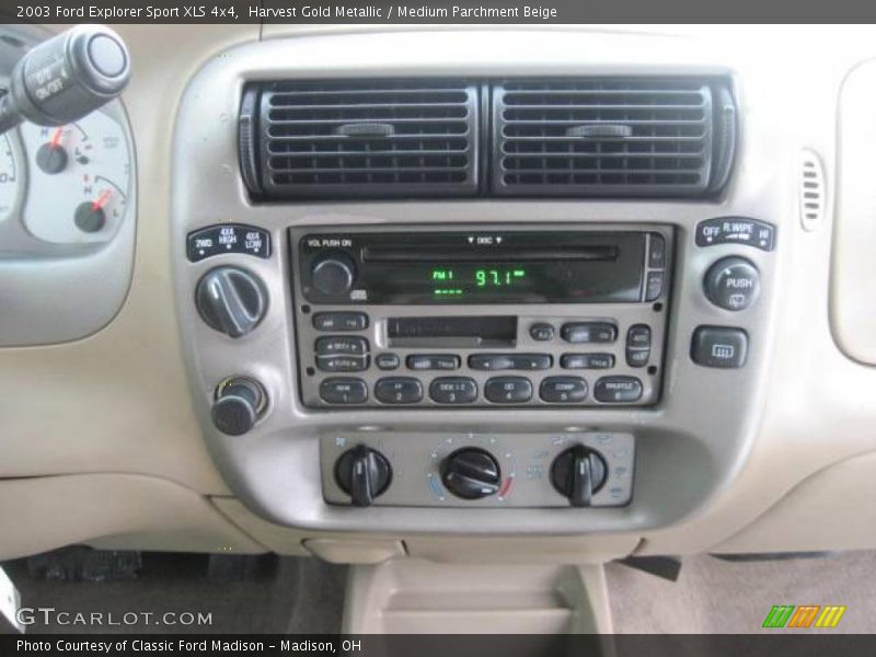Harvest Gold Metallic / Medium Parchment Beige 2003 Ford Explorer Sport XLS 4x4
