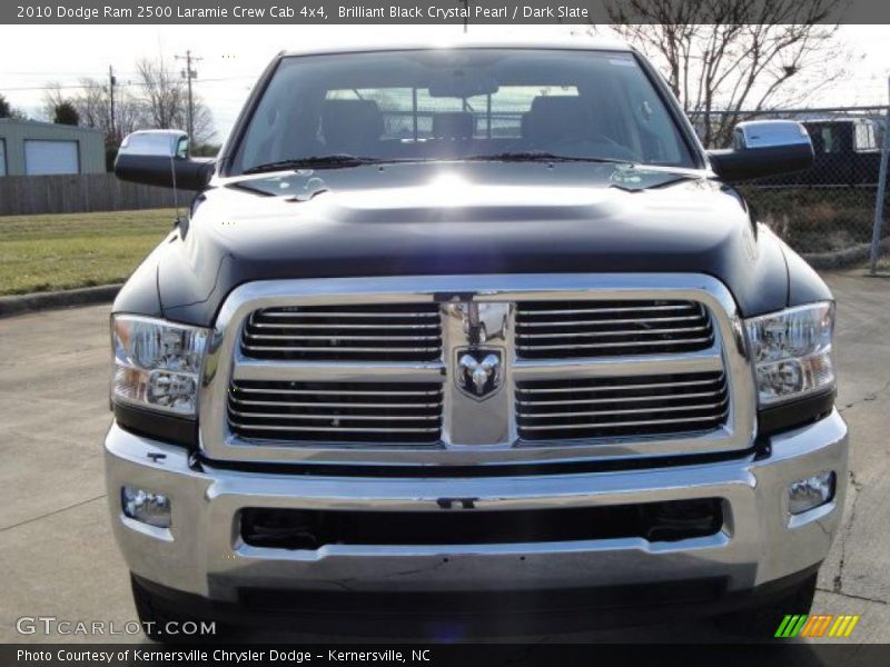 Brilliant Black Crystal Pearl / Dark Slate 2010 Dodge Ram 2500 Laramie Crew Cab 4x4